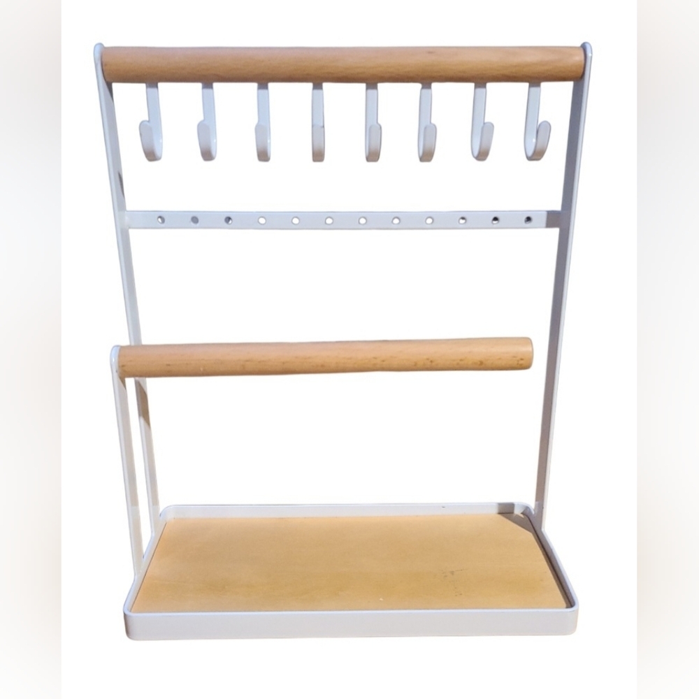 Metal & Wood Jewlery Holder